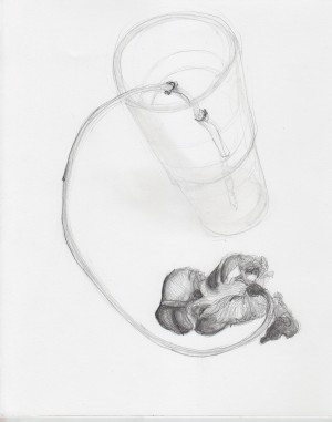 Hard and soft pencil.