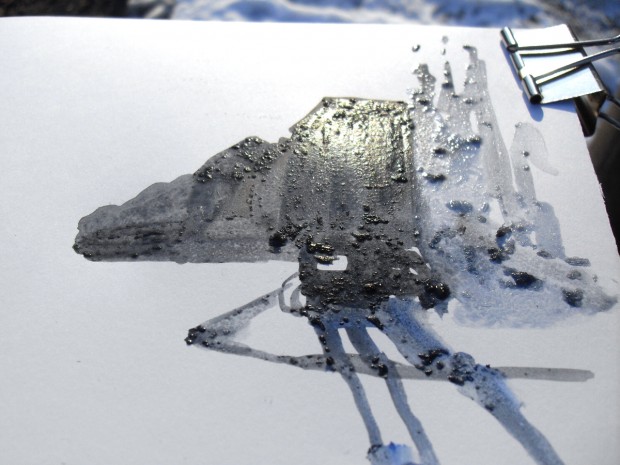 This is what frozen watercolor looks like...